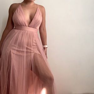 Windsor Dusty Pink Maxi Dress